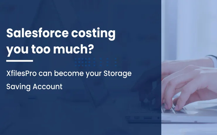 Salesforce costing you too much?  XfilesPro can become your Storage Saving Account