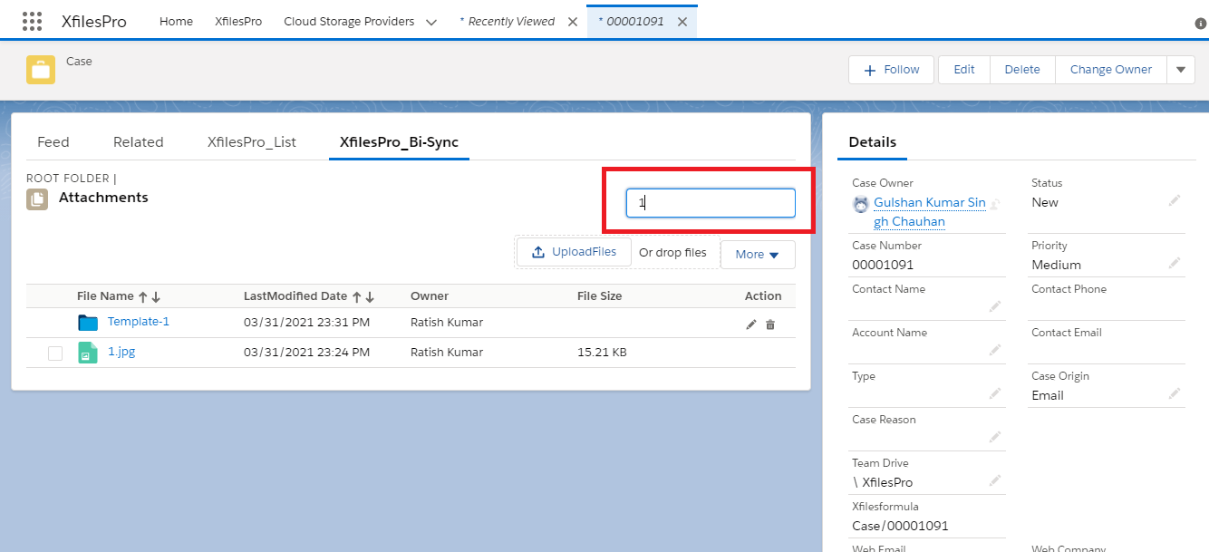 Search Files & Folders Bi-Sync