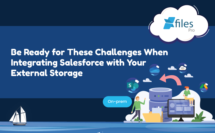 What are the challenges in integrating Salesforce with your external storage?